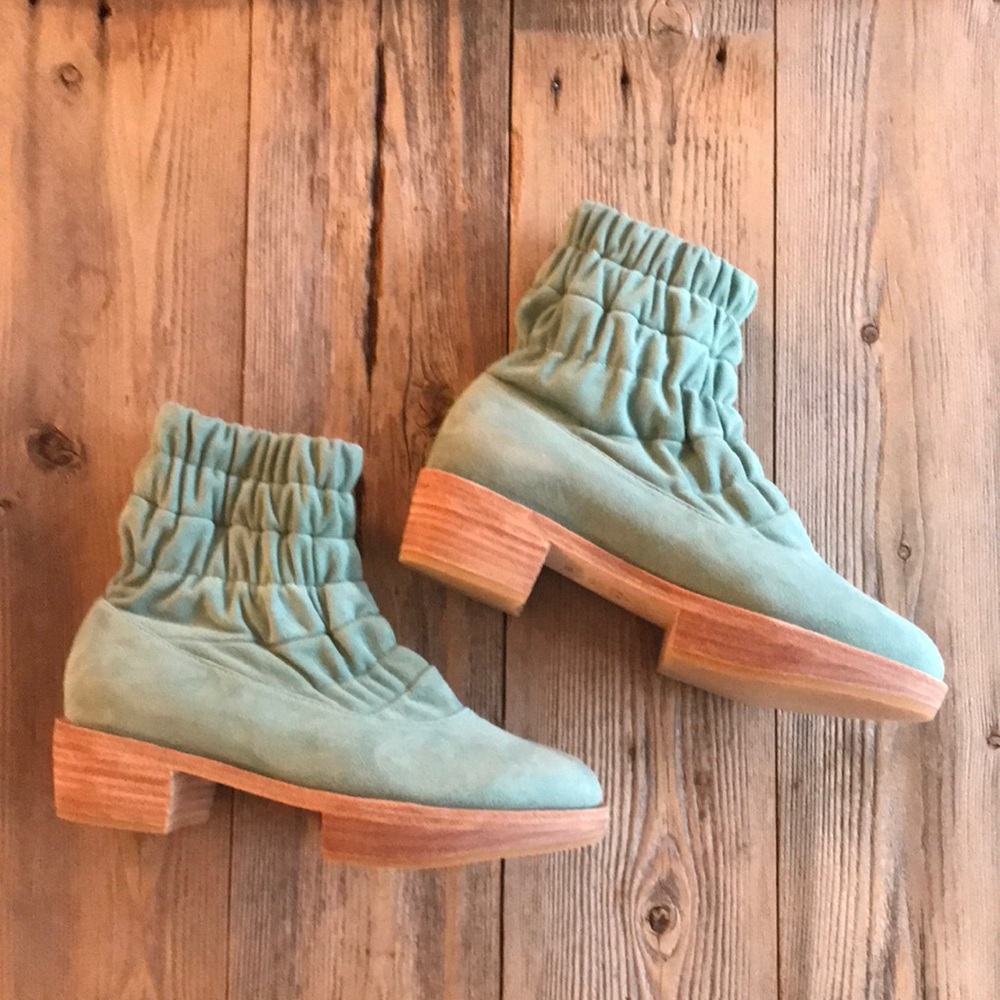 Beklina—Gathered Aya Platform Boots 🥾— NIB